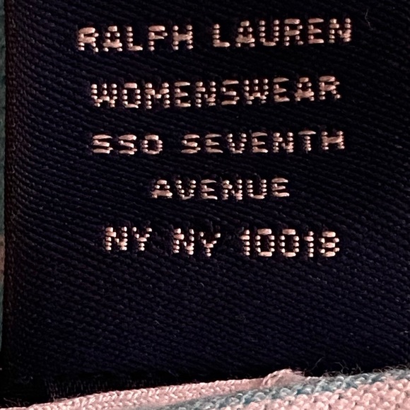 Ralph Lauren Sport Polo Shirt Top Womenswear Blue White Size Small - Picture 9 of 9